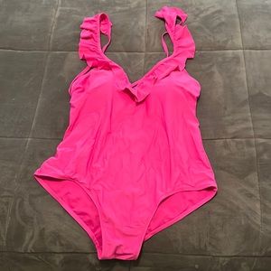 Pink One Piece Swimsuit